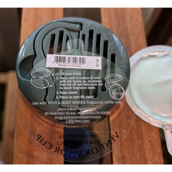 Bath & Body Works Scentportable Vent Visor Clip Holder Butterfly W/Fragrance! - Picture 2 of 4